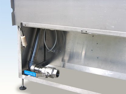 Detail vypúšťacieho ventilu