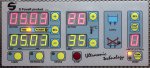 Digital control panel of the ultrasonic cleaner 